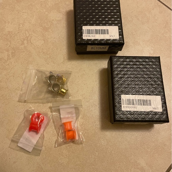 00g 10mm Gauge Sets Earrings New In Bags, No Tags - Picture 4 of 8